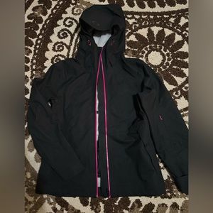 Women’s Oakley Ski Jacket Shell; Slim Fit - LARGE - Black/Pink